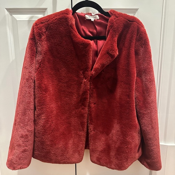WYLDR Burgundy Teddy Jacket - Picture 2 of 7